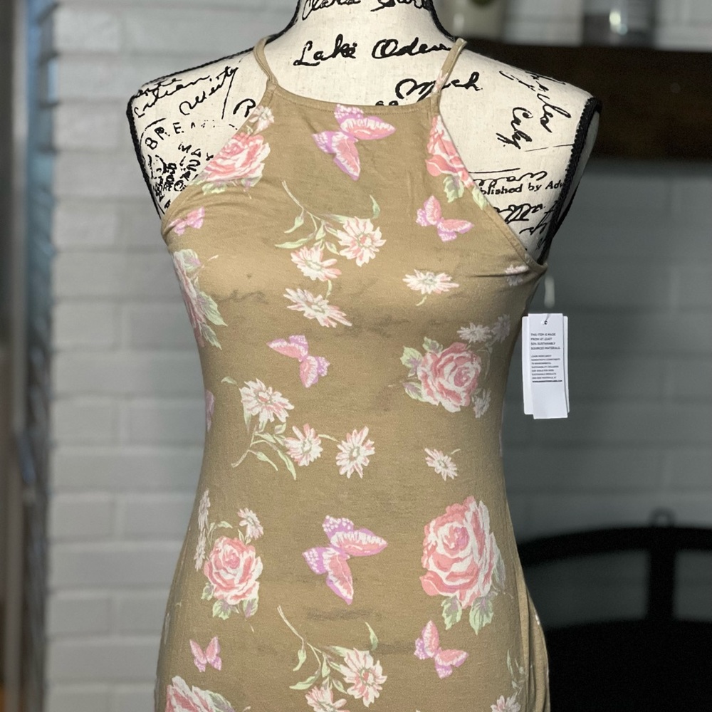 NWT BP halter t shirt dress